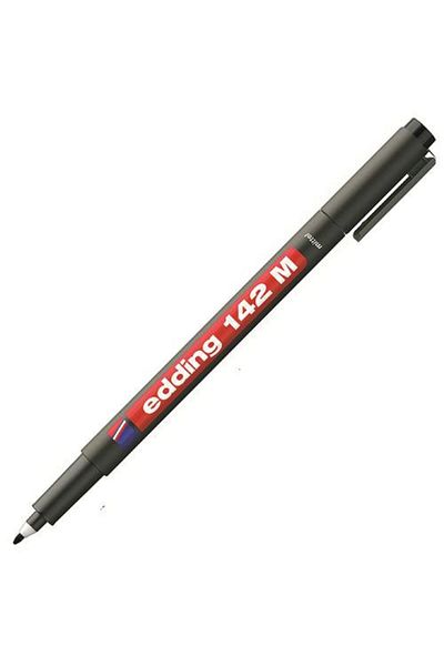 Edding 142m Permanent Acetate Pen m Nib - Black