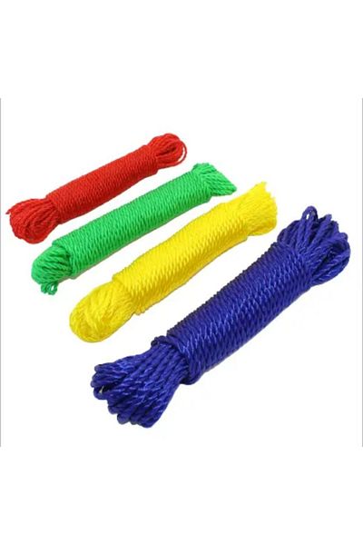 Tesa (4 Pieces) 4×10 Mt Colorful Durable Clothesline