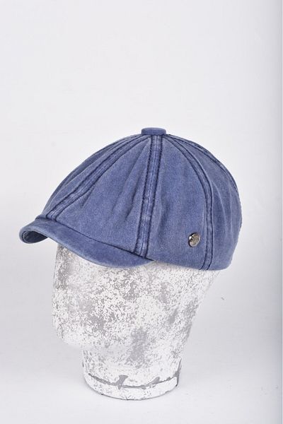 mercantoptan 100% Washed Cotton Summer Model British 8 Piece Cap Hat