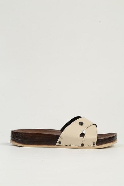 Pierre Cardin Cream Women's Slippers Pc-7425