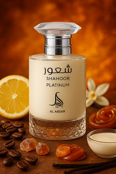 Al Absar Apa de parfum Shahoor Platinum, unisex, 100 ml
