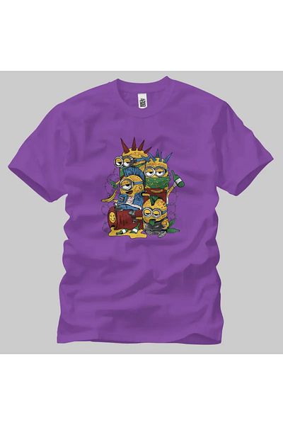 Built By Crazy Μπλουζάκι Minion Punk Unisex