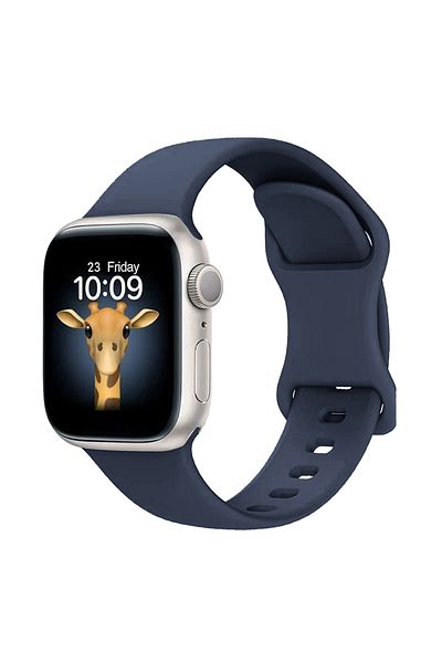 HTstore ساعة 10 مقاس 46 ملم Zore KRD-131 حزام سيليكون - أزرق داكن