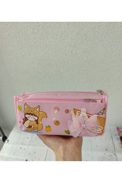 senacacollection 1 Pcs Princess Crown Pencil Case Double Zipper Pencil Holder