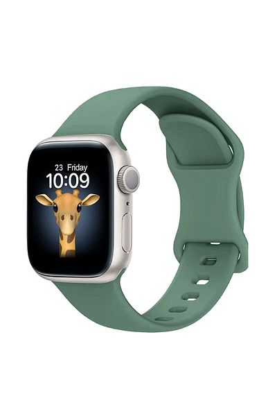 HTstore ساعة 10 مقاس 46 ملم Zore KRD-131 حزام سيليكون - أخضر داكن