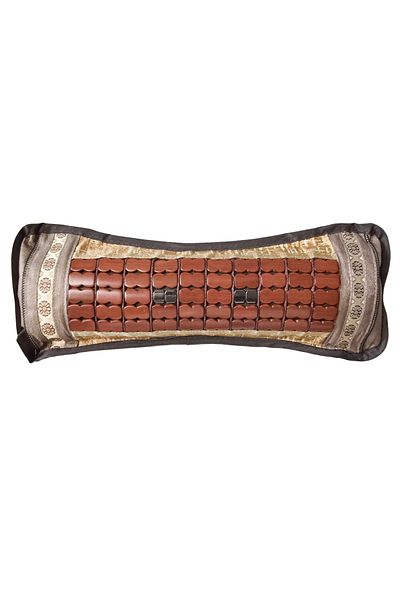 Naimeed Company Orthopedic pillow, tea leaf roll, bamboo pattern, Naimeed D4931, Brown