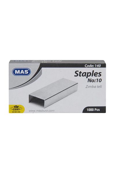 Mas Staple No: 10 10 X 1.000 Pieces - White