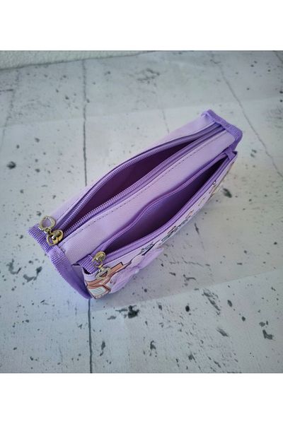 senacacollection 1 Pcs Princess Crown Pencil Case Double Zipper Pencil Holder