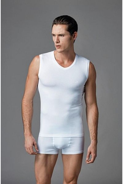 Eros Micromodal V-Neck 2 ΤΕΜ Αμάνικο μπλουζάκι THCLVR.3E0.5R.S