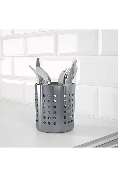 IKEA Utensil Holder, Stainless Steel, 13.5 cm, 2 pieces