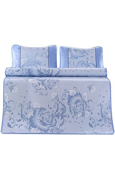 Naimeed Company Set lenjerie de pat dublu, lățime 145cm, Naimeed D4911, albastru