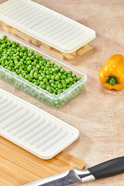 MHK Collection Storage Container Set of 15 (5X2.5L + 10X1L) | Airtight | Freezer Compatible