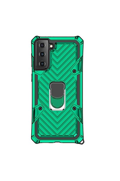 REDz Accessories Husă pentru Samsung S21 Ultra, cu inel rotativ de susținere,...