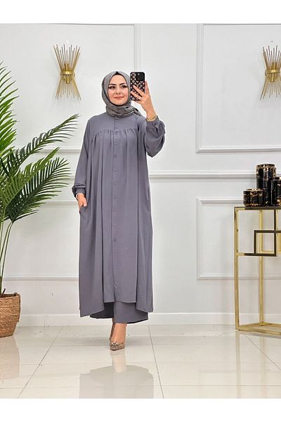 VALENS BOUTİQUE Women's Hijab 2 Piece Set Trousers & Tunic