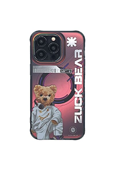 REDz Accessories Carcasă Zuck Bear pentru iPhone 15 Pro, New York Never Sleep...