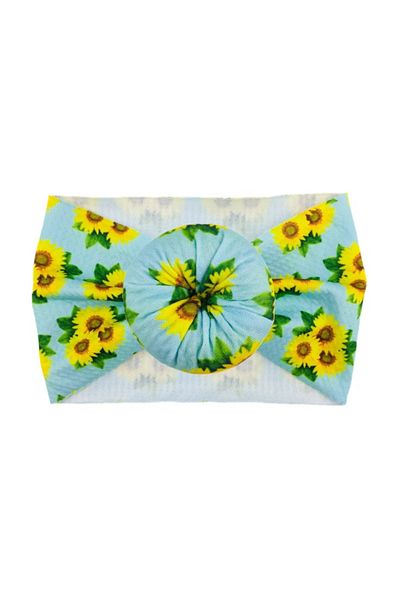 Superbaby Bentita lata tip turban cu imprimeu - Model 12