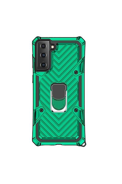 REDz Accessories Carcasă pentru Samsung S21, cu inel rotativ, model Cool Armor