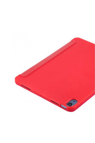 REDz Accessories Husă de protecție pentru Apple iPad Air 10.9"/iPad Air 11", tip carte, silicon, roșie
