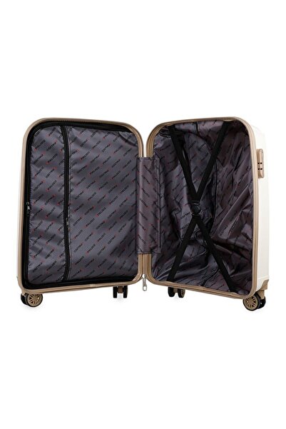 Pause 090-25 Polipropilen Dayanıklı 4 Teker Kabin Boy Valiz