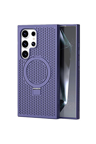 REDz Accessories Carcasă Thermo Ring MagSafe, perforații, compatibilă cu Sams...