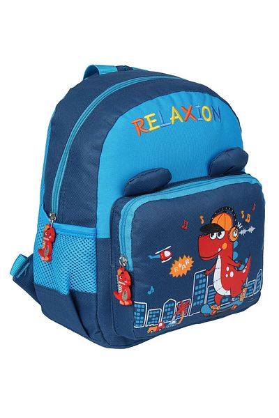 RKY SERENITY Relaxion Figured Eared Water Bottle with Pocket and Lined Backpack Suitable for Kindergarten and Nursery Use