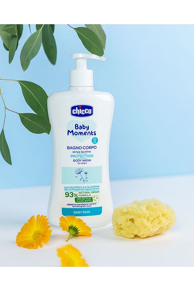 Chicco Baby Moments Body Wash No-tears Protection For Baby Skin 0m 750ml