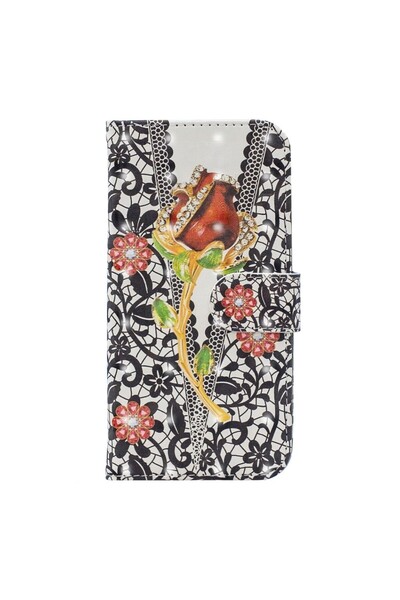 REDz Accessories Husă cu clapă, design 3D cu șuruburi, pentru iPhone XR, mult...