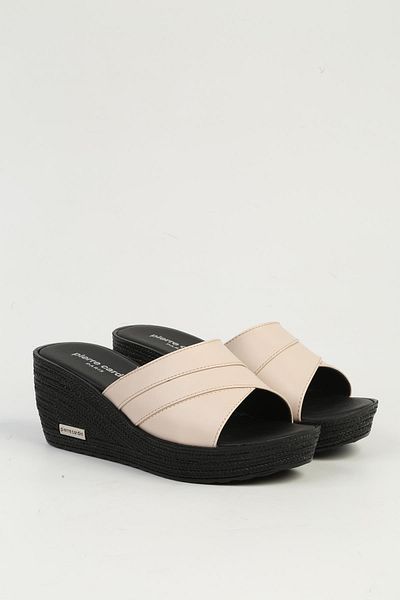 Pierre Cardin Cream Women's Slippers Pc-7479