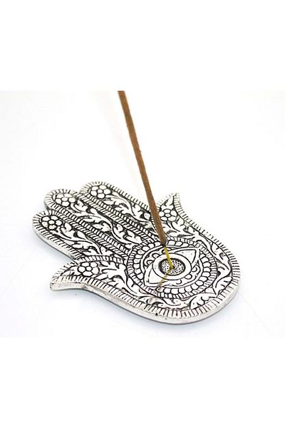 ECOME Metal Hand Design Incense Burner