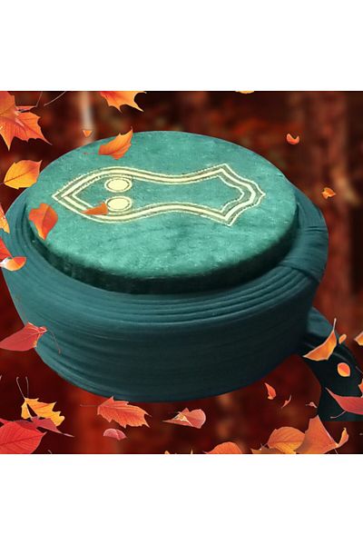 şahinbak Green Sarık,Dolama Sarık,Cloth Sarık,Handmade Sarık,Takke,Fes,Ihvan Sarık,D004