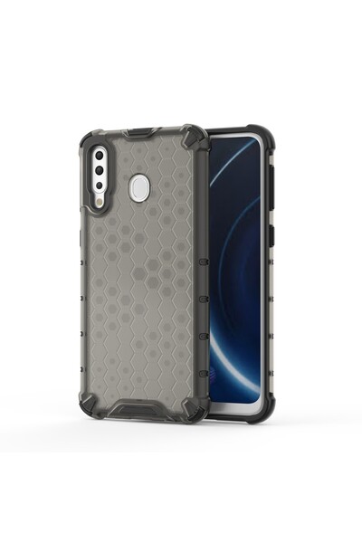 REDz Accessories Carcasă rezistentă la șocuri compatibilă cu Samsung M30, gri...