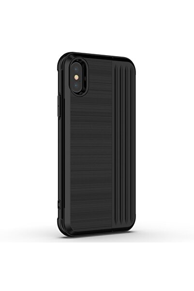 REDz Accessories Carcasă cu slot pentru card, compatibilă cu iPhone XS / X, n...