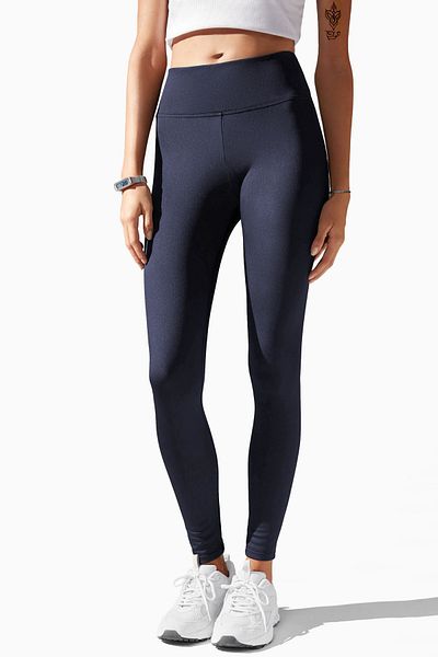 Myluvi Women's High Waist Leggings Navy Blue |   Sports, Yoga, Running and Daily Scuba