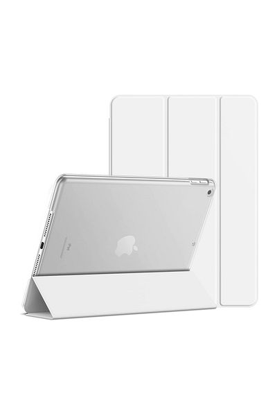 REDz Accessories Flip protective case for Apple iPad 10.2", iPad 2019/2020/2021, Book, White