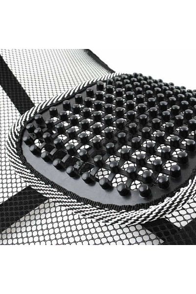 Micostore Therapeutic Lumbar Support, For Car Seat Or Office Chair, Corrects Posture, 40x39 Cm, Metal And Mesh