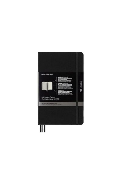 Moleskine Pro Project Planner L Μαύρο σκληρό εξώφυλλο