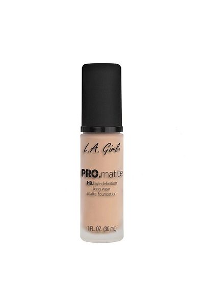 L.A. Girl L.a.girl Pro Matte Ultra Mat Porcelain Foundation With High Coverage And Matte Finish, 30ml