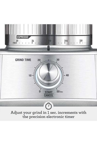 Sage - The Dose Control Pro - Precision Coffee Grinder, Silver BCG600SILUK