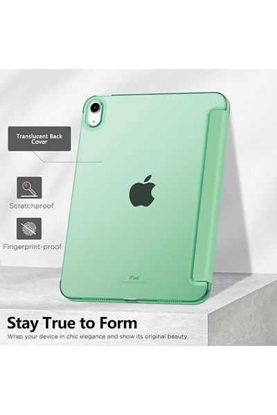 REDz Accessories Flip protective case for iPad Mini 6/7, Book Model, Pistachio Green