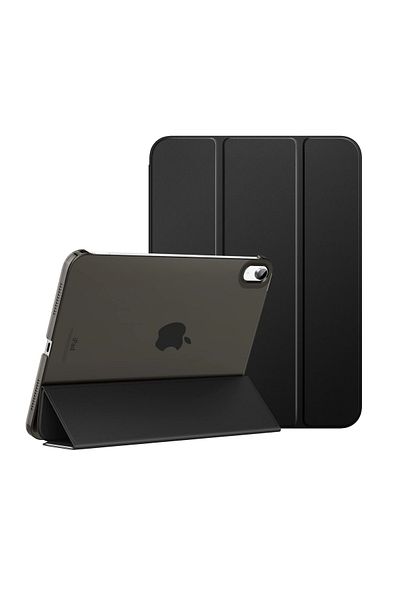 REDz Accessories Flip Protective Case For Ipad Mini 6/7, Book Model, Black