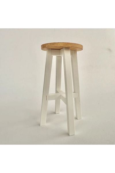 CharmFancy 1/12 Scale Stool Set Miniature Diorama Ware Accessory