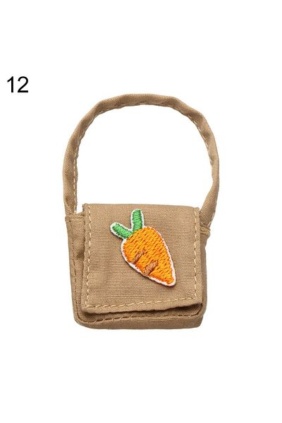 Choice 12 Fashion Handmand Doll Belt Bag For 1/11 OB11 Dolls DIY Doll Toys Backpack 1/6 1/8 1/12 BJD Dolls