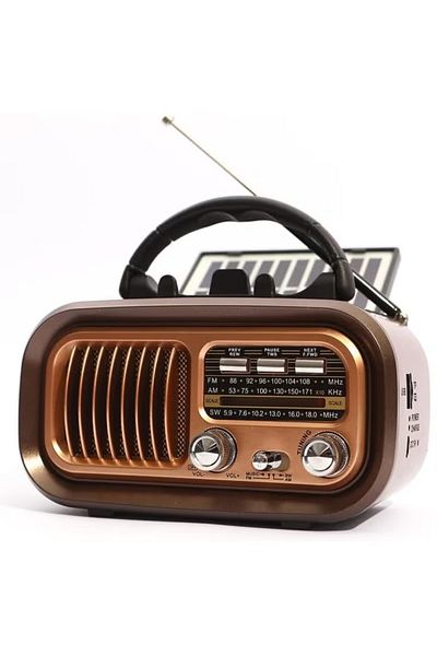 Denx راديو Dx2449 قابل لإعادة الشحن، راديو محمول AM FM ترانزستور مع جهاز تحكم عن بعد، سعة كبيرة