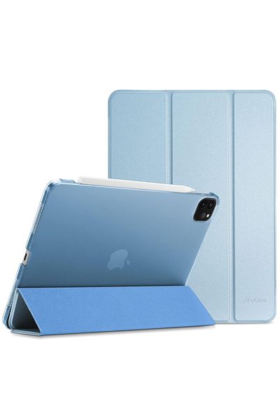REDz Accessories Flip Case for Apple iPad Pro 11, Air 11, Air 4/5, Book Protection, Viewing Stand, Blue