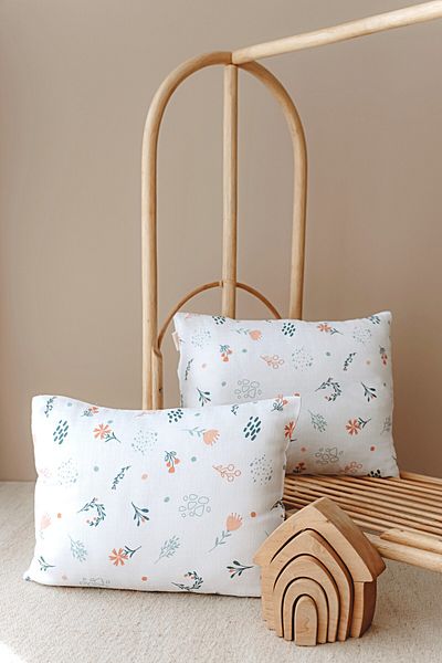 ESTİ Baby 2 Pieces Patterned Muslin Baby / Child Pillow Case 100% Cotton 45X35 cm