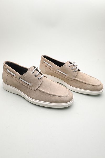 Gondol Bărbați din piele naturală Classic Casual Mink 42 ttx.528