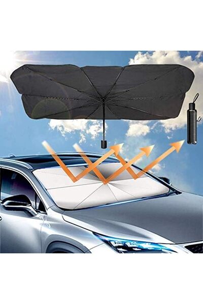 Generic مظلة سيارة شمسية قابلة للانكماش، نافذة أمامية، زجاج أمامي، عازل من ال...