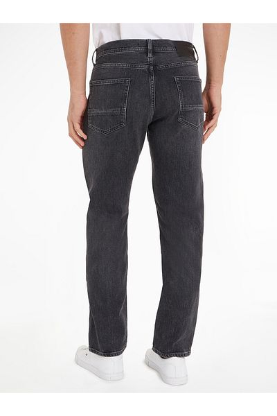 Tommy Hilfiger Mens Black Straight Jeans