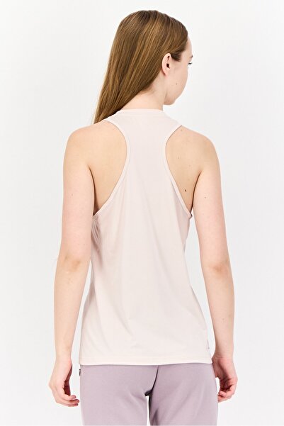 adidas Women Sportswear Fit Brand Logo Sleeveless Training Tank Top, Light Peach