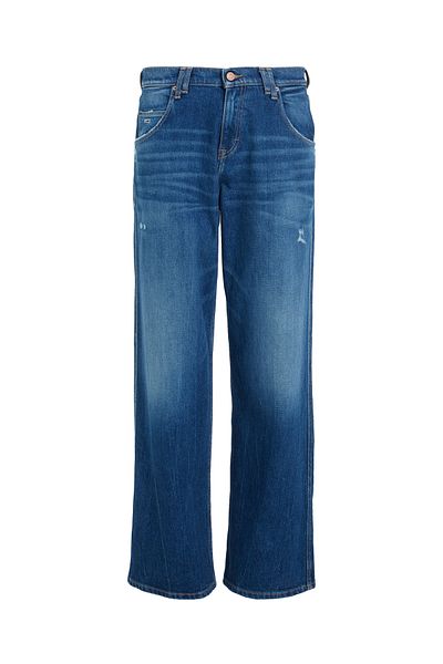 Tommy Hilfiger Womens Blue Straight Jeans